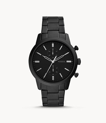 Fossil FS5502 Townsman 44mm Men's Chronograph Black Stainless Steel Watch 796483418660 Fossil FS5502 Townsman 44mm Men's Chronograph Black Stainless Steel Watch 796483418660
